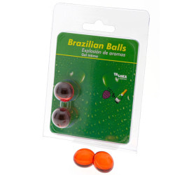 TALOKA - BRAZILIAN BALLS GEL ÍNTIMO FRESAS and CHAMPN 2 BOLAS