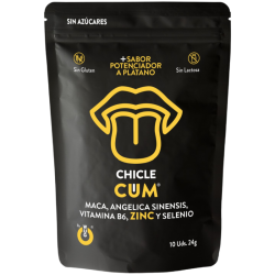 WUG SEX SENSE - CUM EJACULATION INCREASE GUM and SEMEN BANANA FLAVOR 10 UNITS