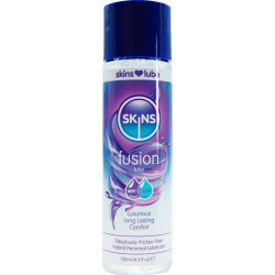 SKINS - FUSION LUBRICANTE HÍBRIDO BASE DE AGUA and SILICONA 130 ML