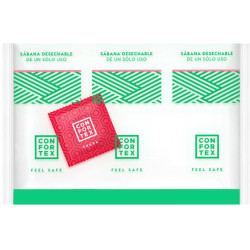CONFORTEX - DISPOSABLE HYGIENIC SHEETS, INDIVIDUAL BAG STRAWBERRY CONDOM