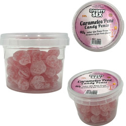 DIABLO PICANTE - 20 GIN and TONIC FLAVORED PENIS CANDIES