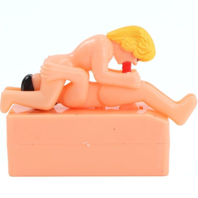 DIABLO PICANTE - MUÑECO BROMA POSTURA SEXUAL 69 CON CUERDA