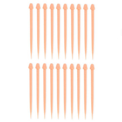 DIABLO PICANTE - PALITOS DE PENE CON PINCHO PARA CARNE 20 UNIDADES