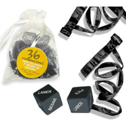 INEDIT - KIT BAG ORGANZA TIES BLACK