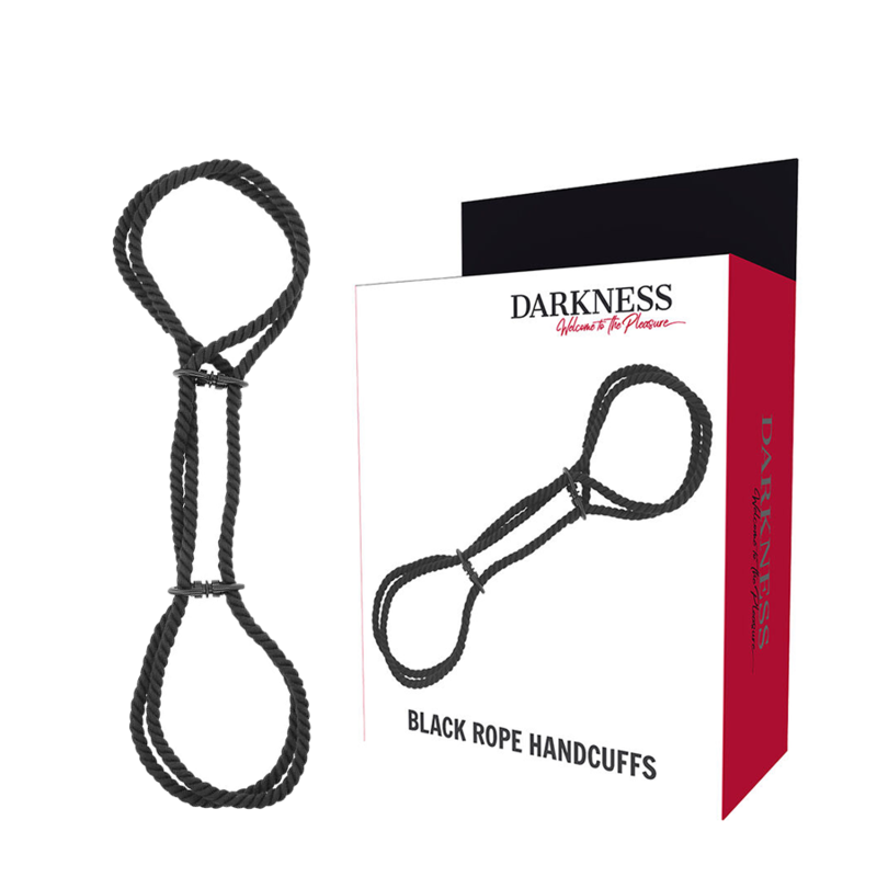 DARKNESS - 100 COTTON ROPE HANDCUFFS OR ANKLE HANDCUFFS