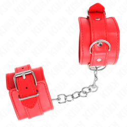 KINK - SIMPLE WRIST RESTRAINTS RED ADJUSTABLE 20-23 CM X 5.5 CM