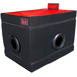 SECRET DOME - KINK CLUB LA NICHE CABIN BLACK and RED