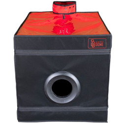 SECRET DOME - KINK CLUB LA NICHE CABIN BLACK and RED