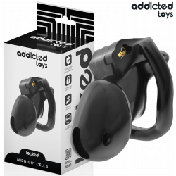 ADDICTED TOYS LOCKED - MINDNIGHT CELL PENIS CAGE SIZE S