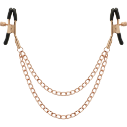 COQUETTE CHIC DESIRE - FANTASY METAL NIPPLE CLIPS WITH CHAIN