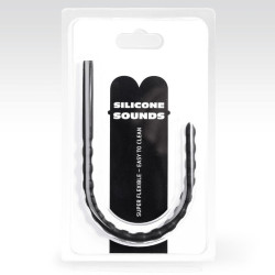 ALL BLACK - 8-10 MM SILICONE URETHRAL PROBE