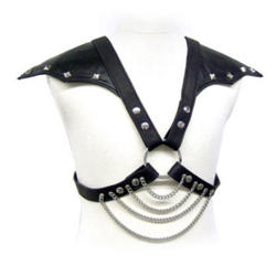 LEATHER BODY - METAL AND SHOULDERS