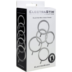 ELECTRASTIM - ELECTRARINGS ANILLOS METÁLICOS PARA EL PENE PACK 5