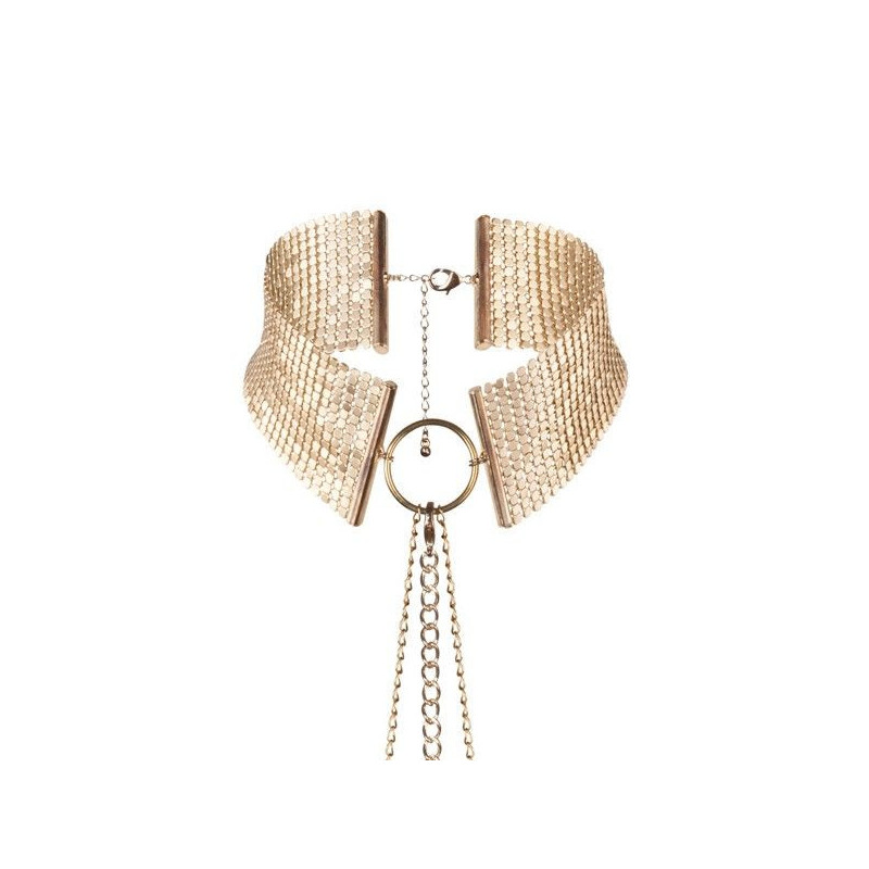 BIJOUX - DÉSIR MÉTALLIQUE GOLDEN METALLIC NECKLACE