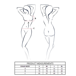 PASSION - EVALIE BODY WHITE L-XL