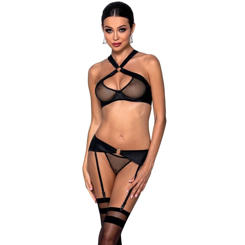 PASSION - AMANDA ECOLOGICAL LEATHER SET S-M