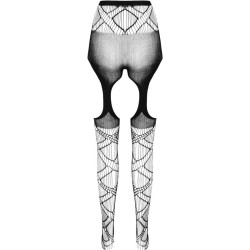 PASSION - ECO COLLECTION BODYSTOCKING ECO S005 WHITE