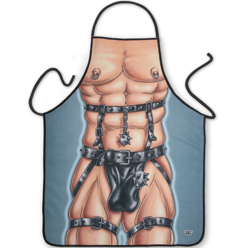 DIABLO PICANTE - DELANTAL SADO MASCULINO