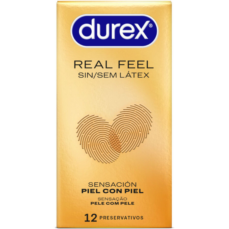 DUREX - REAL FEEL CONDOMS WITHOUT LATEX 12 UNITS
