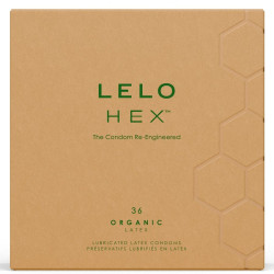 LELO - HEX ORGANIC CONDOM BOX 36 UNITS