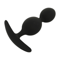 BLACKandSILVER - ORSON PLUG SILICONE 2 ANAL WAVES 9 CM