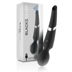 BLACKandSILVER - BECK WAND Y SUCCIONADOR 2 EN 1 SILICONA