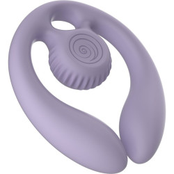 SNAIL VIBE - GIZI DÚO ESTIMULADOR DE PAREJAS CONTROL REMOTO LILA