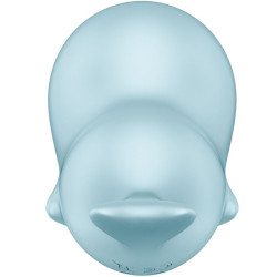 SATISFYER - SASSY SEAL STIMULATOR and VIBRATOR BLUE