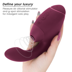 WOMANIZER - DUO NEXT ESTIMULADOR VIBRADOR DUAL CLÍTORIS and PUNTO·G ROSA