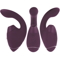 WOMANIZER - DUO NEXT ESTIMULADOR VIBRADOR DUAL CLÍTORIS and PUNTO·G MORADO