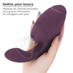 WOMANIZER - DUO NEXT ESTIMULADOR VIBRADOR DUAL CLÍTORIS and PUNTO·G MORADO
