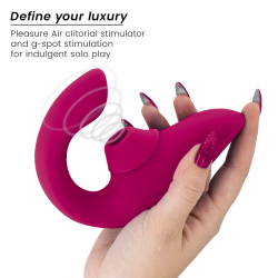 WOMANIZER - BLEND RABBIT VIBRATOR STIMULATOR VIBRANT PINK
