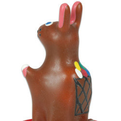 CONDOMERIE - PRESERVATIVO DECORATIVO PINTADO A MANO CONEJITO DE PASCUA