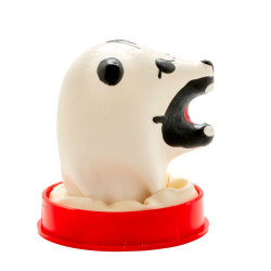 CONDOMERIE - PRESERVATIVO DECORATIVO PINTADO A MANO OSO POLAR