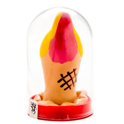 CONDOMERIE - PRESERVATIVO DECORATIVO PINTADO A MANO HELADO