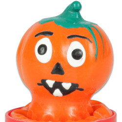 CONDOMERIE - PRESERVATIVO DECORATIVO PINTADO A MANO CALABAZA