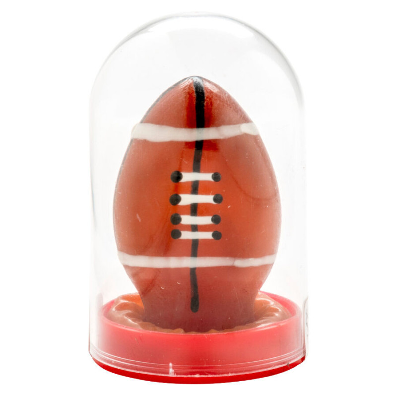 CONDOMERIE - PRESERVATIVO DECORATIVO PINTADO A MANO PELOTA DE RUGBY