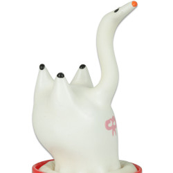 CONDOMERIE - PRESERVATIVO DECORATIVO PINTADO A MANO CISNE