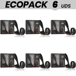 ECOPACK 6 UNITS - ANBIGUO WATCHME REMOTE CONTROL VIBRATOR ANAL PLUG VERNET