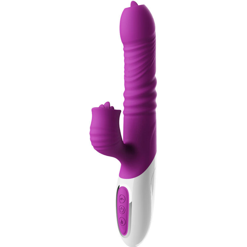 ARMONY - VIBRADOR and THRUSTING DOBLE LENGUA EFECTO CALOR VIOLETA
