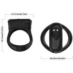 ARMONY - RING VIBRATOR and MULTIPOSITION BLACK