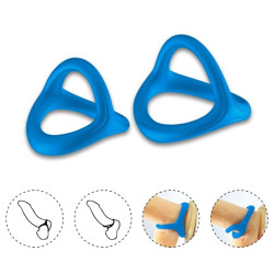ARMONY - TRESOR DOUBLE SILICONE RING BLUE