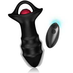 ARMONY - KYLIN DEDAL VIBRADOR and PLUG ANAL CONTROL REMOTO NEGRO