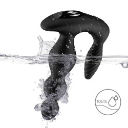 ARMONY - MANFUN VIBRATOR and STIMULATOR ANAL PLUG REMOTE CONTROL BLACK
