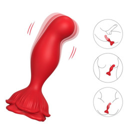ARMONY - ROSA VIBRADOR and PLUG ANAL CONTROL REMOTO ROJO