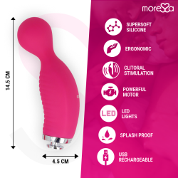 MORESSA - KIRK DUO SUCTION MULTI-PERFORMANCE MASSAGER PREMIUM SILICONE RECHARGEABLE
