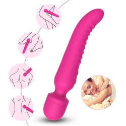 ARMONY - MISSION MASAJEADOR and VIBRADOR EFECTO CALOR FUCSIA