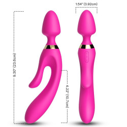 ARMONY - MASAJEADOR and VIBRADOR RABBIT FUCSIA