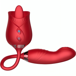 ARMONY - DELIGHT FLOWER VIBRADOR and BUMPING CON LENGUA ROJO