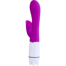 ARMONY - HAPPY VIBRATOR and STIMULATOR WITH VIOLET RECHARGEABLE TONGUE
